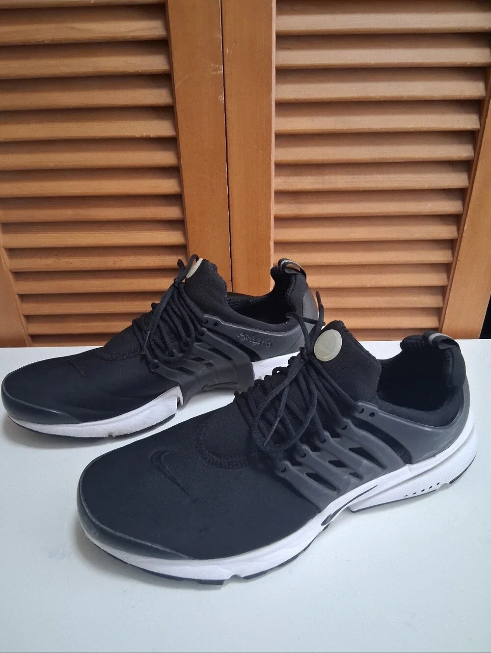 Nike Air Presto Essential Black/Black/White Men's Sneaker * Size: 13